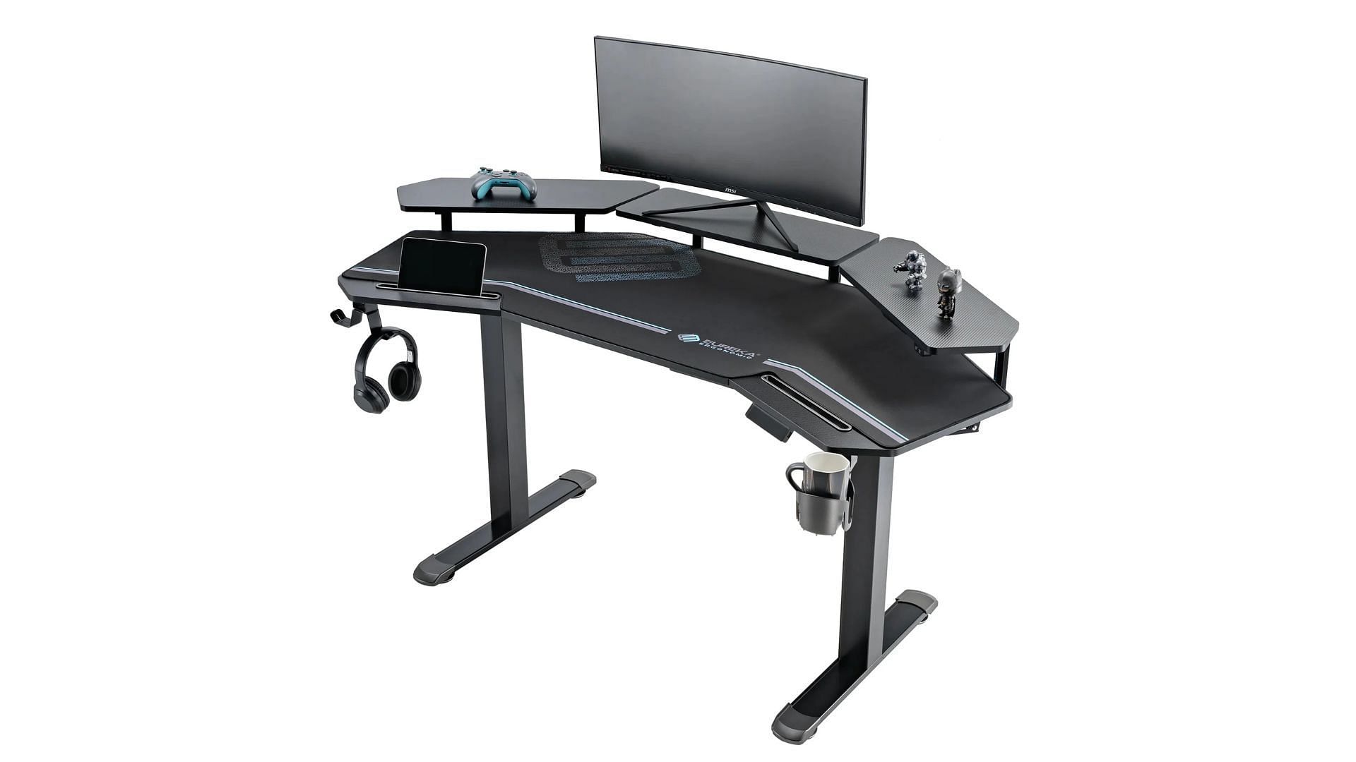 The Eureka Aero Pro is a super versatile gaming desk (Image via Eureka)